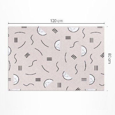 Tapis vinyle Formes abstraites de style bohème