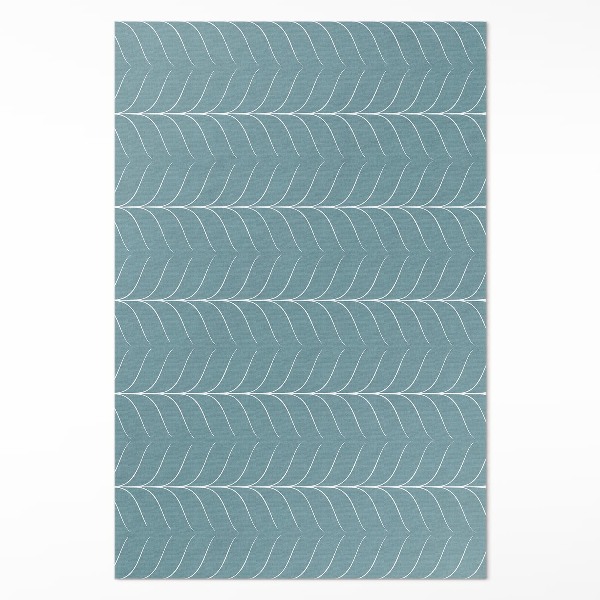 Tapis vinyle Motif à chevrons linéaire et minimaliste