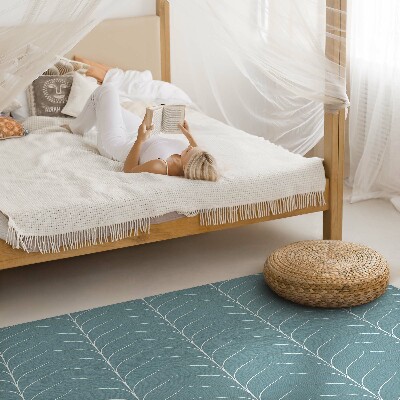 Tapis vinyle Motif à chevrons linéaire et minimaliste