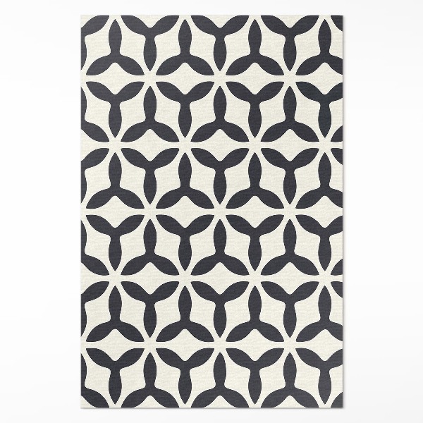 Tapis vinyle rectangulaire Motif géométrique moderne
