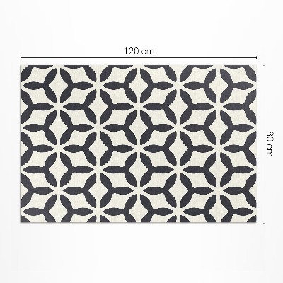 Tapis vinyle rectangulaire Motif géométrique moderne