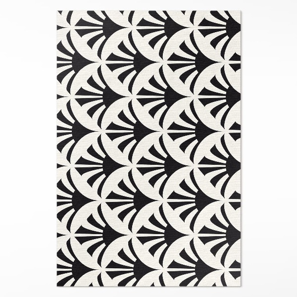 Tapis vinyle rectangulaire Motif régulier monochrome