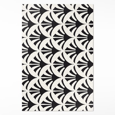 Tapis vinyle rectangulaire Motif régulier monochrome
