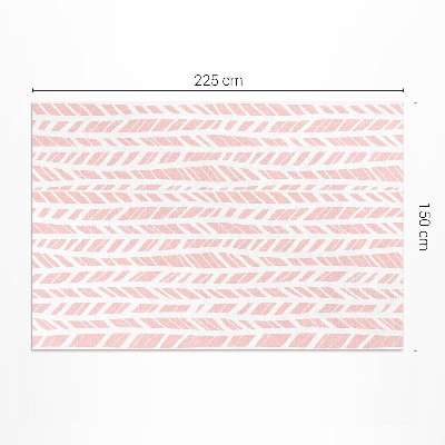 Tapis vinyle rectangulaire Motif indien pastel bohème