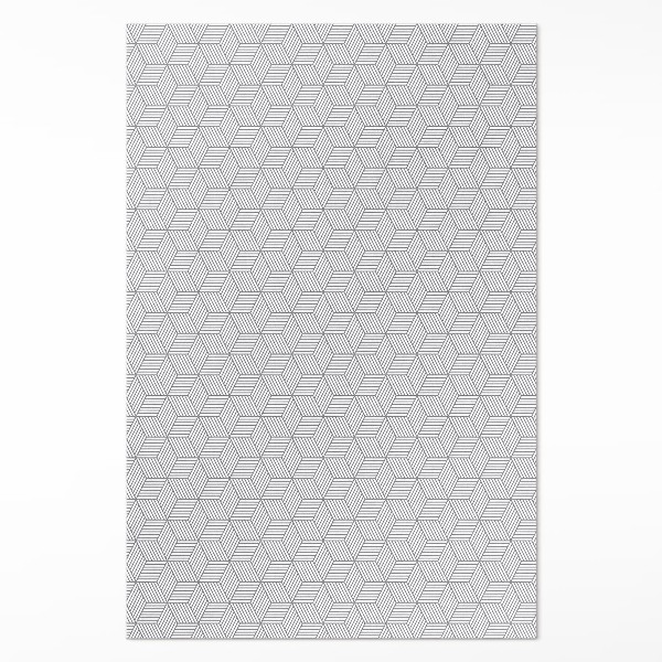 Tapis vinyle rectangulaire Mosaïque géométrique de petite taille