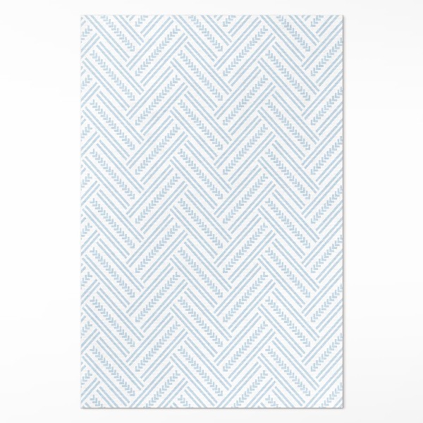 Tapis vinyle Motif à chevrons moderne et tendance