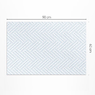 Tapis vinyle Motif à chevrons moderne et tendance