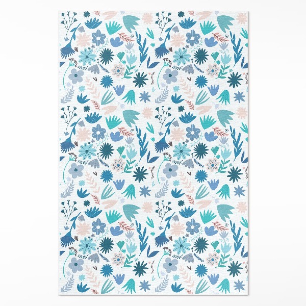 Tapis vinyle Fleurs et plantes bohèmes pastel