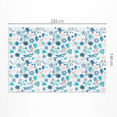 Tapis vinyle Fleurs et plantes bohèmes pastel