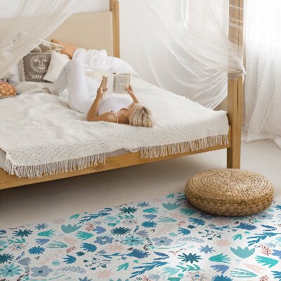 Tapis vinyle Fleurs et plantes bohèmes pastel