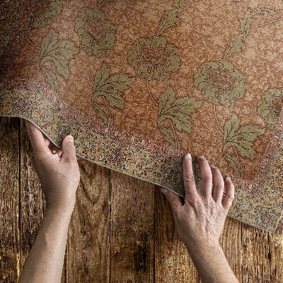 Tapis vinyle rectangulaire Fleurs sauvages anciennes