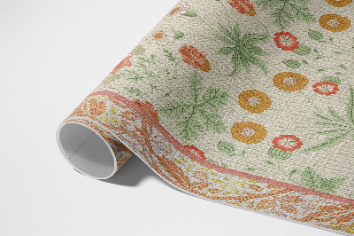 Tapis vinyle Motif floral dans un cadre