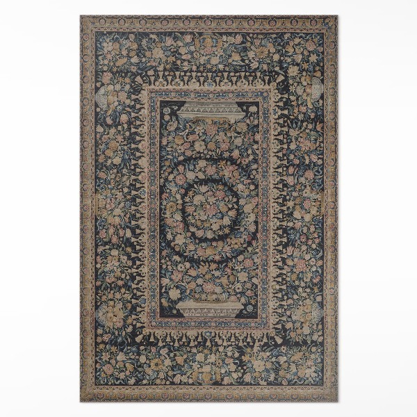 Tapis vinyle Motif végétal décoratif de style ancien