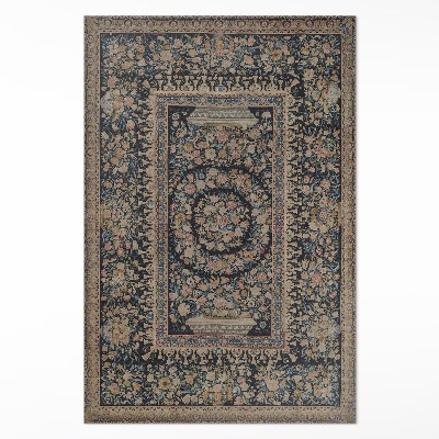 Tapis vinyle Motif végétal décoratif de style ancien