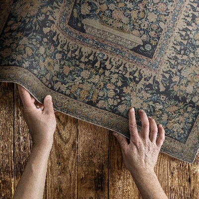 Tapis vinyle Motif végétal décoratif de style ancien