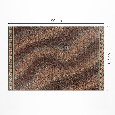 Tapis vinyle rectangulaire Dunes de sable