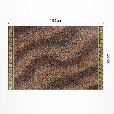 Tapis vinyle rectangulaire Dunes de sable