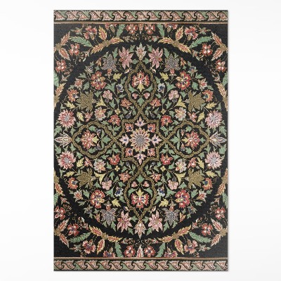 Tapis vinyle rectangulaire Motif hippie coloré