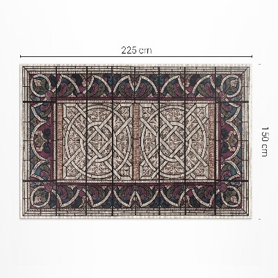 Tapis vinyle rectangulaire Ornement gothique de Sir Digby Wyatt