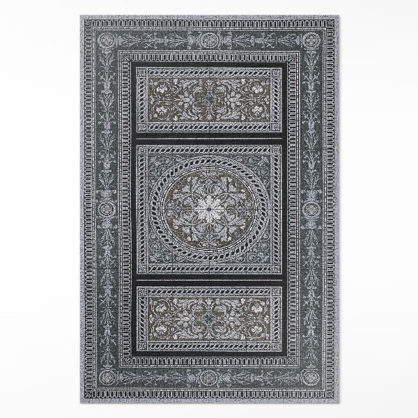Tapis vinyle rectangulaire Ornemental et géométrique