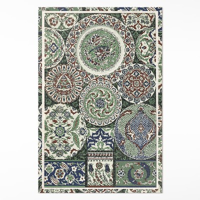 Tapis vinyle rectangulaire Les Mandalas d'Albert Racinet