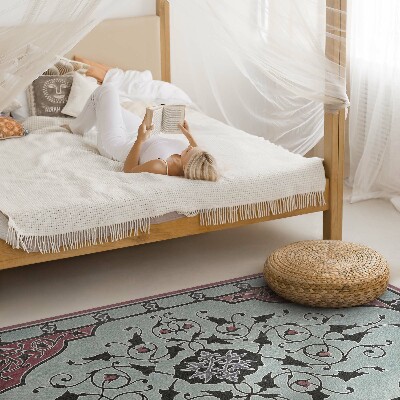 Tapis vinyle rectangulaire Ornement de rose Sir Matthew Digby Wyatt