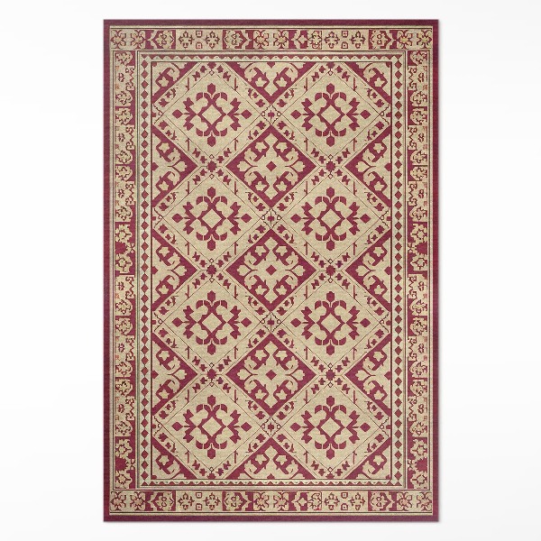 Tapis vinyle Motif régulier dans un style vintage ancien