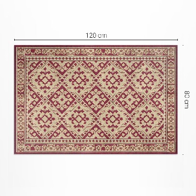 Tapis vinyle Motif régulier dans un style vintage ancien