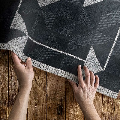 Tapis vinyle Motif de mosaïque géométrique vintage