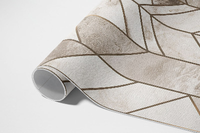 Tapis vinyle Lignes régulières sur pierre glamour en marbre