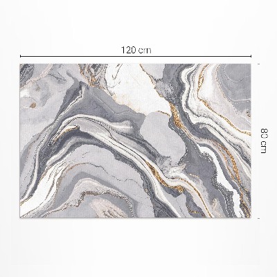 Tapis vinyle Motif de marbre abstrait et lumineux