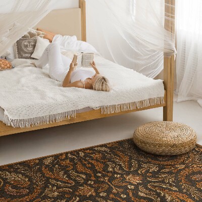 Tapis vinyle Ornement végétal oriental vintage