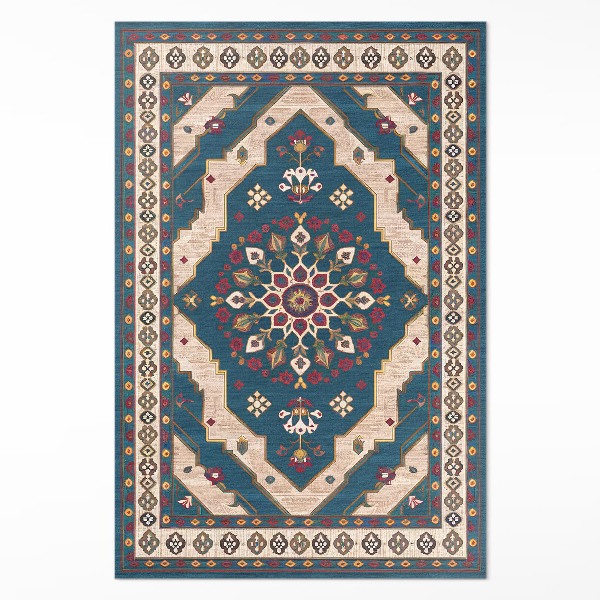 Tapis vinyle rectangulaire Ancien motif décoratif vintage