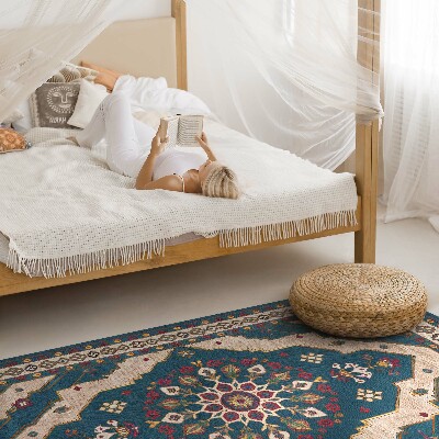 Tapis vinyle rectangulaire Ancien motif décoratif vintage