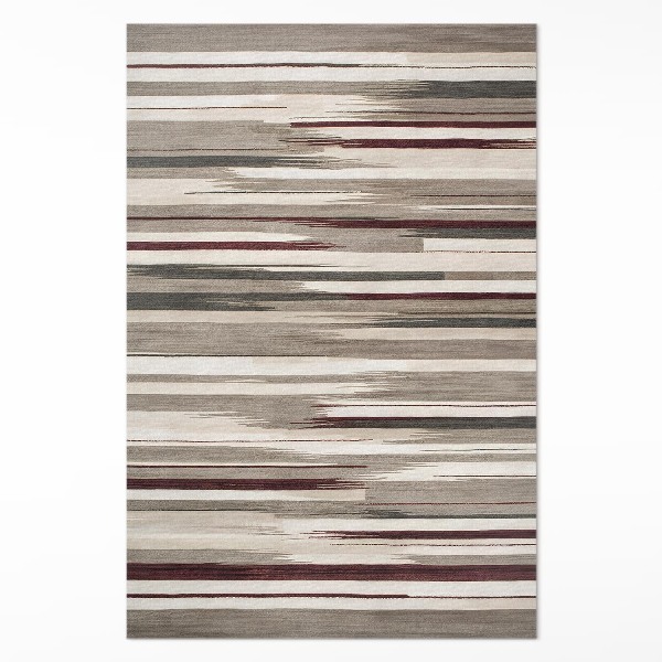 Tapis vinyle Rayures abstraites peintes style bohème vieilli