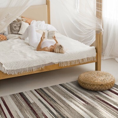 Tapis vinyle Rayures abstraites peintes style bohème vieilli