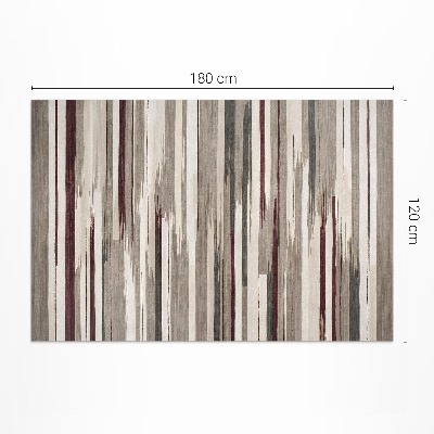 Tapis vinyle Rayures abstraites peintes style bohème vieilli