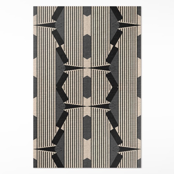 Tapis vinyle Composition linéaire vintage