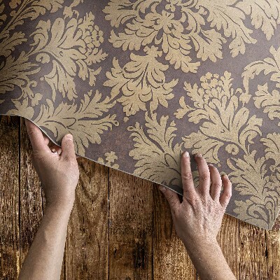 Tapis vinyle Riche ornement floral, élégant vintage