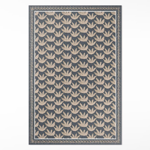 Tapis vinyle rectangulaire Ornement végétal vintage répétitif