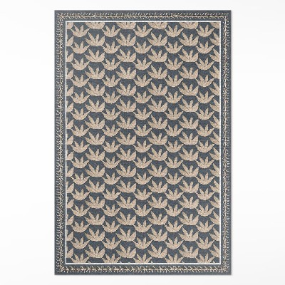 Tapis vinyle rectangulaire Ornement végétal vintage répétitif