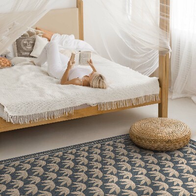 Tapis vinyle rectangulaire Ornement végétal vintage répétitif