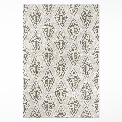 Tapis vinyle rectangulaire Motif d'ornement géométrique régulier