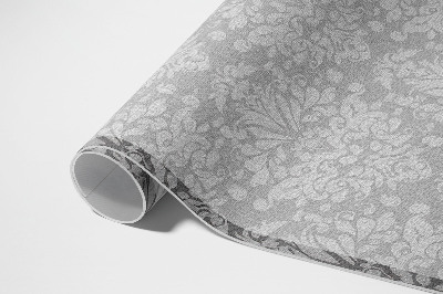 Tapis vinyle ornement végétal vintage