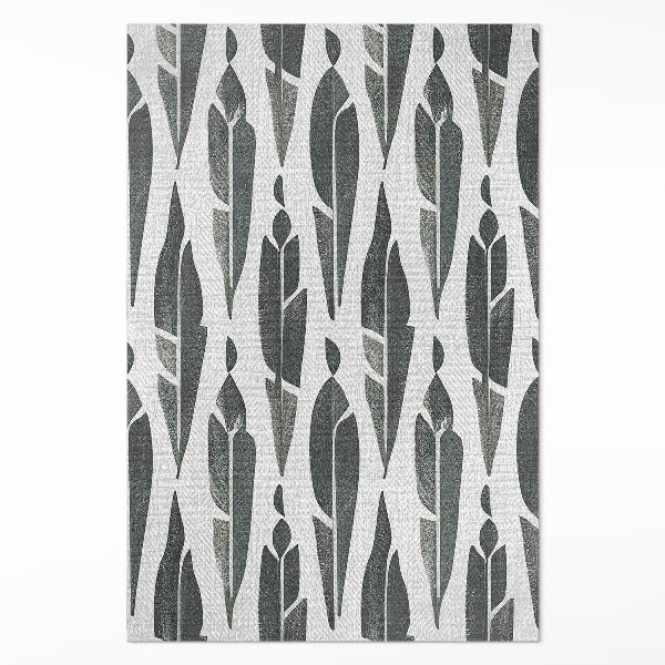 Tapis vinyle Plumes indiennes peintes, style bohème vintage