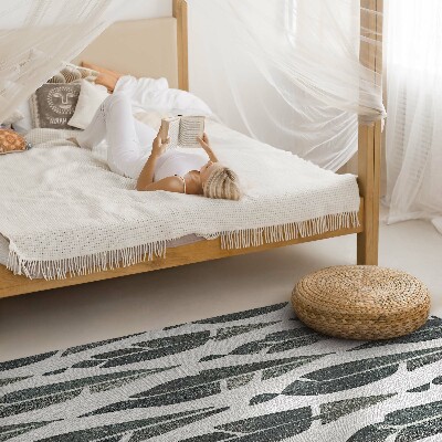 Tapis vinyle Plumes indiennes peintes, style bohème vintage