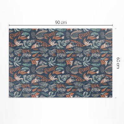 Tapis vinyle Une prairie de fleurs au style bohème