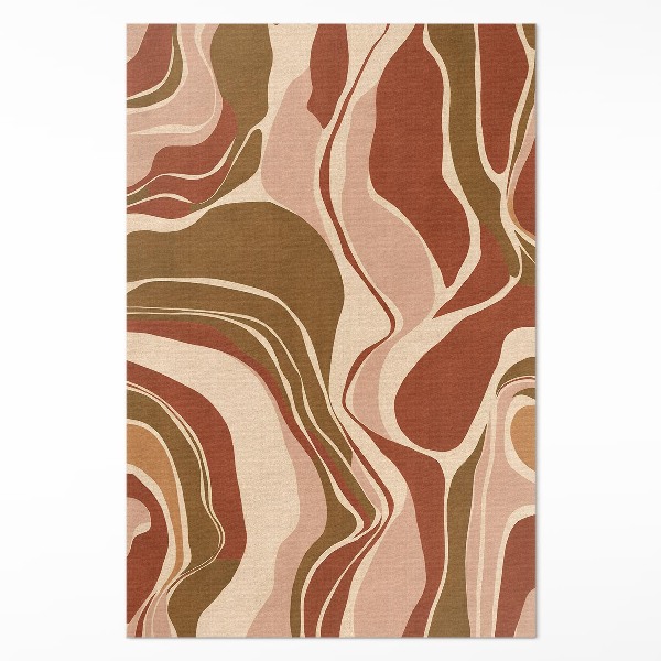 Tapis vinyle Taches abstraites aux couleurs bohèmes