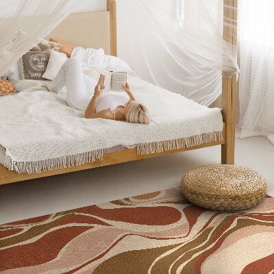 Tapis vinyle Taches abstraites aux couleurs bohèmes