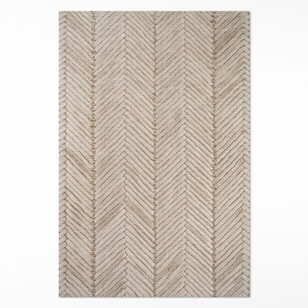 Tapis vinyle Tresse indienne à chevrons style bohème vintage